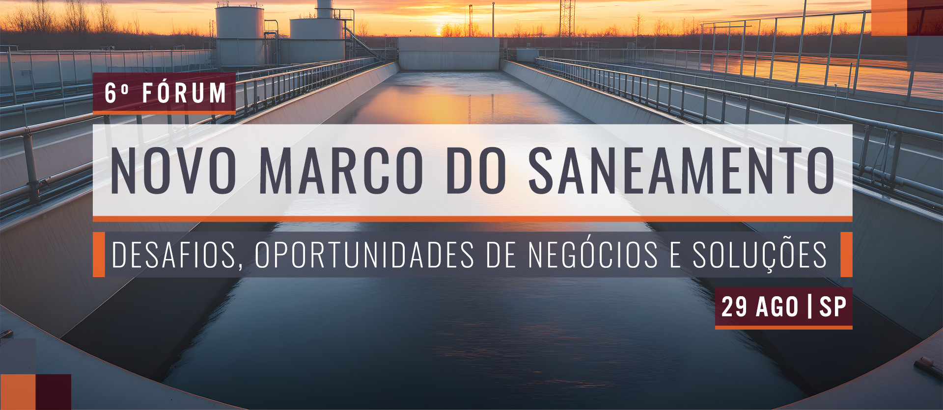 Banner - Fórum Novo Marco do Saneamento 2024